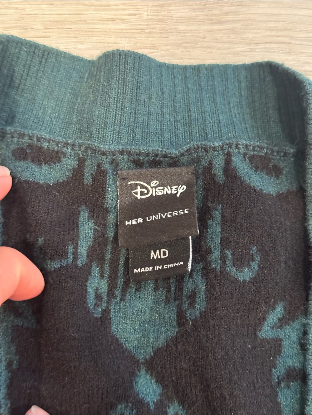 Haunted Mansion Cardigan | Disney | Size M | Her Universe - Picture 2 of 6